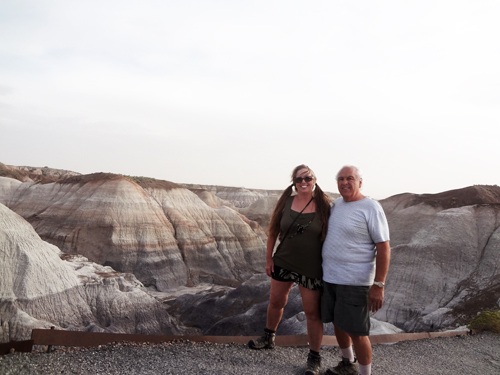 the two RV Gypsies at Blue Mesa